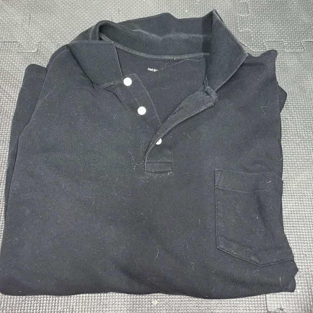Croft & Barrow Short Sleeve Polo Button Up